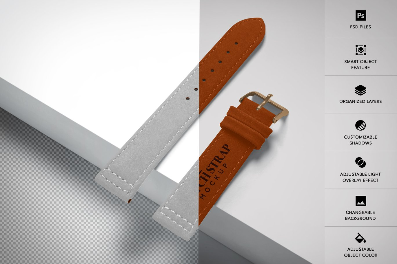 图片[5]-Leather Watch Strap Mockup（499630）-技能树